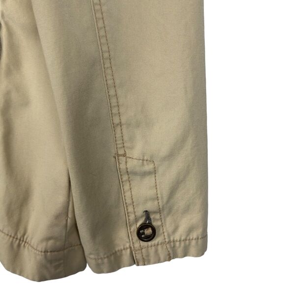 Plugg Jacket Womens XL Khaki Front Pocket Military Style‎ Utility Lightweight - Picture 6 of 11